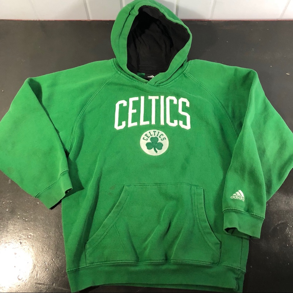 Adidas Boston Celtics hoodie.